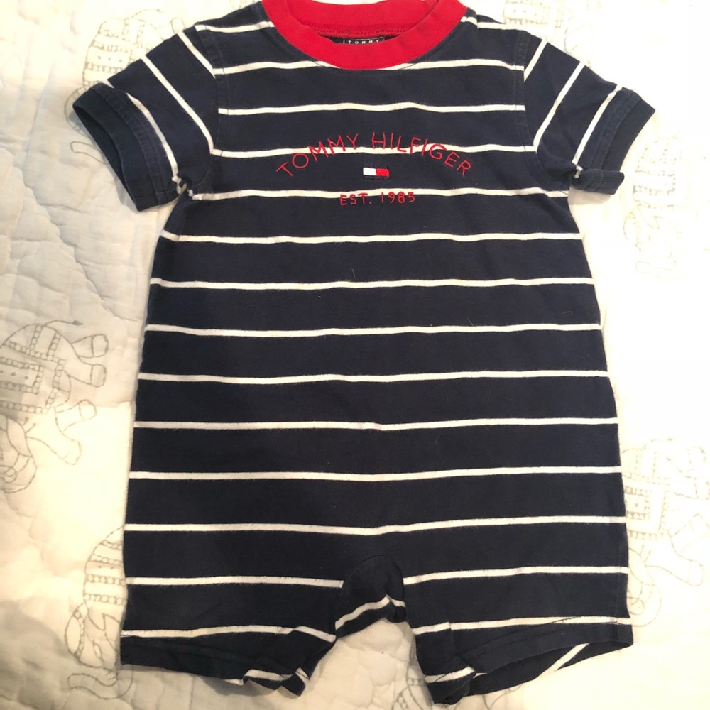 Tommy Hilfiger and Nautica romper and tee - Picture 2 of 6